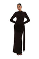 שמלה קתרין חום